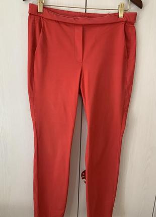 Massimo dutti штаны красные 38 размер качество стиль1 фото