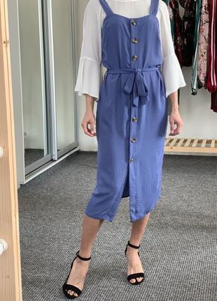 Новый стильный сарафанчик на пуговках new look 38