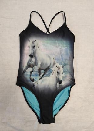 Слитный купальник unicorn h&m10- 12 лет