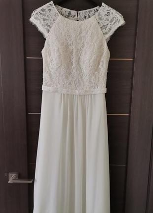 Свадебное платье цвета айвори3 фото