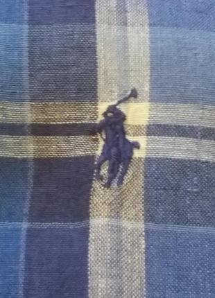 Рубашка  ralph lauren  с длинным рукавом  лен 4
