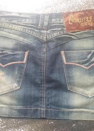 Стильная джинсовая юбка 2