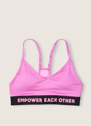 Фирменный спортивный бюстгальтер victoria’s secret usa,розовый топ,лиф