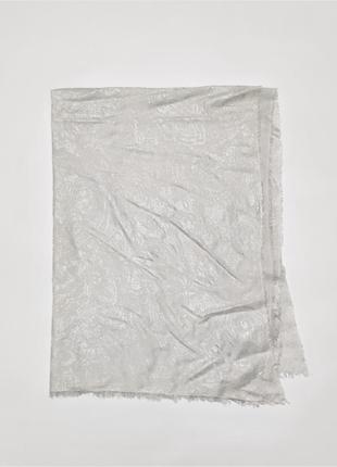 Платок с серебристым напылением шарф nulu италия /2671/2 фото