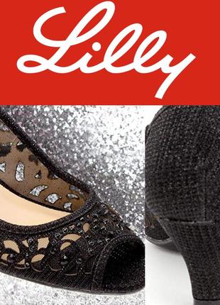 Черные кружевные сетчатые туфли-лодочки lilley womens

p.38