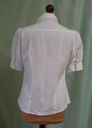 Блузка белая с рукавами «фонарик». atmosphere2 фото