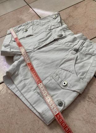 Шорты белые хлопок 2