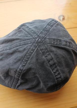 Легка кашкет кепка класика орг бавовна stetson texas organic cotton flat cap2 фото