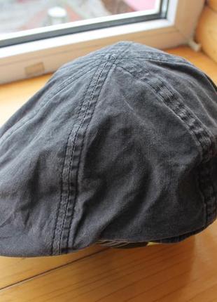 Легка кашкет кепка класика орг бавовна stetson texas organic cotton flat cap