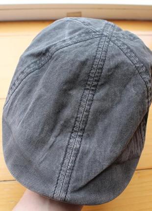 Легка кашкет кепка класика орг бавовна stetson texas organic cotton flat cap8 фото