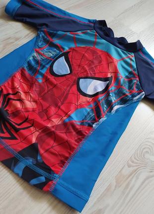 Сонцезахисна футболка гидрофутболка для плавання spiderman на 4-5років2 фото