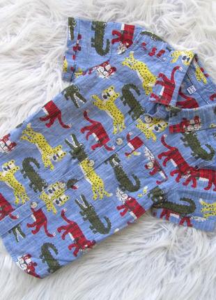 Крута сорочка з коротким рукавом теніска marks &spencer