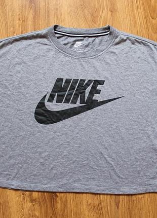 Стильная легкая футболка кроп топ hhv nike sportswear crop top2 фото