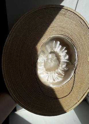 Шляпа из натуральной соломы2 фото