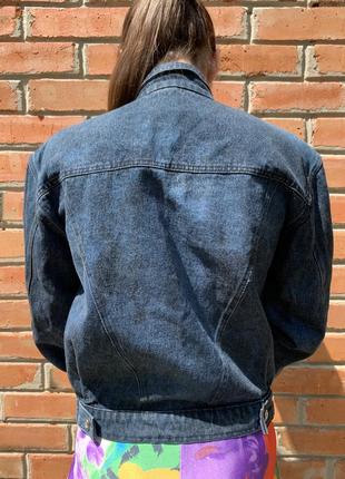 Винтажная джинсовка джинсовая курточка6 фото