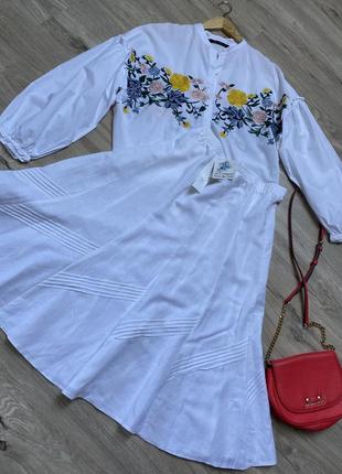 Лляна спідниця