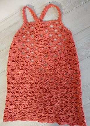 Майка летняя плетеная