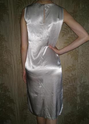 M&s нарядное платье в бельевом стиле, кружевное платье миди, ажурное платье, сарафан, платье-комбинация5 фото