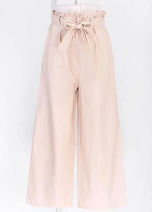 Женские расклешенные брюки с поясом
