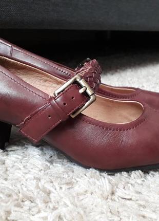 Кожаные туфли шкіряні  clarks2 фото