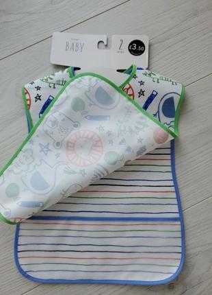 Слюнявчики непромокаемые george 4