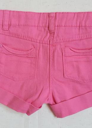 Классные шорты розовая мята punkidz франция на 4 и 5 лет (104 и 110см)3 фото