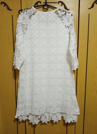 Сказочное платье белое нарядное3 фото