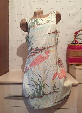 Гарний зручний сарафан міді / сукню