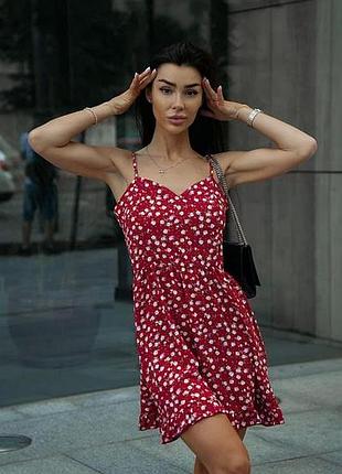 Летнее платье на бретельке 3