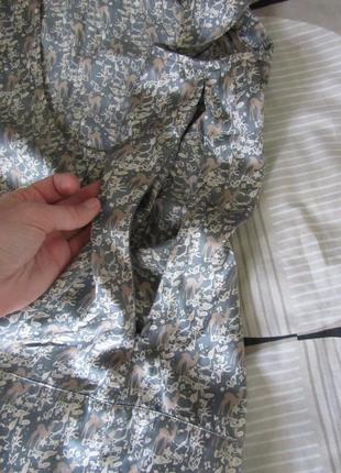 Шелковая блузка на короткий рукав8 фото
