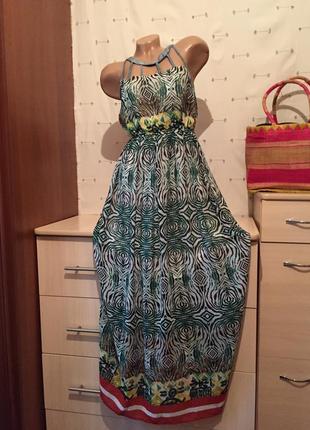 Красивый длинный сарафан / длинное лёгкое платье