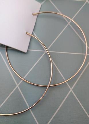 Великі сережки кільця, серьги кольца от liars lovers с сайта asos4 фото