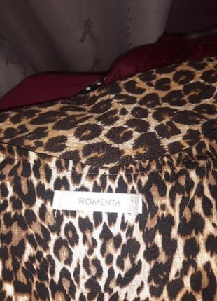 Леопардовая блуза-туника4 фото