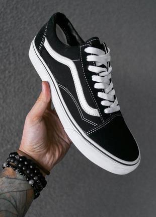 Женские кеды vans old skool classic / женские черные кеди6 фото