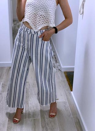 Джинсы- кюлоты