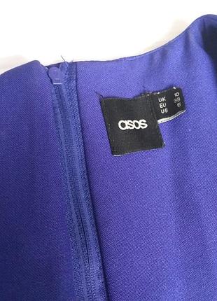 Сукня бочонок глибокого синьо - фіолетового кольору asos 4