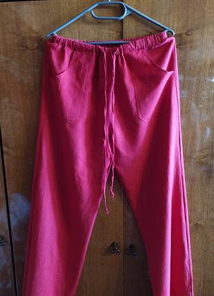 Льяные летние брюки 4