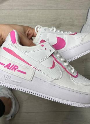 Кроссовки женские nike air force shadow pink