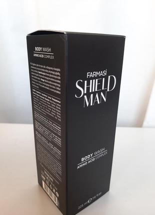 Чоловічий гель для душу shield man amino acid farmasi2 фото