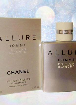 Chanel allure homme edition blanche concentree оригинал_7 мл затест2 фото