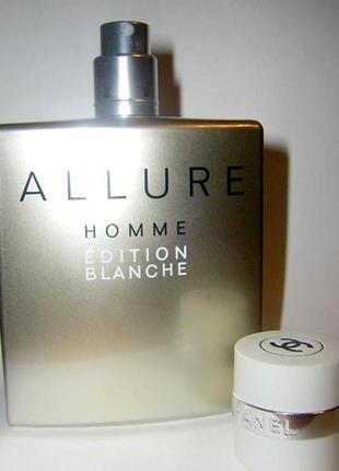 Chanel allure homme edition blanche concentree оригинал_7 мл затест3 фото