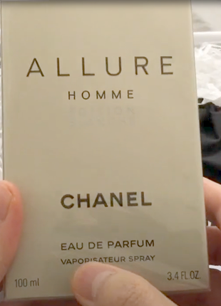 Chanel allure homme edition blanche concentree оригинал_7 мл затест8 фото