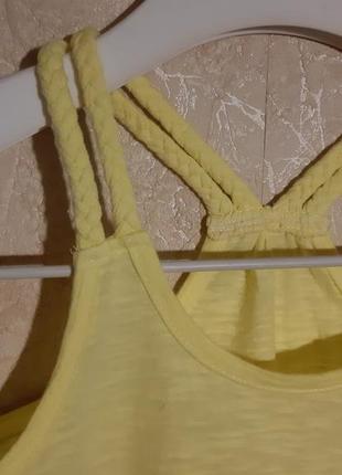 Эффектная яркая майка-платье, размер m,100% cotton,индия2 фото