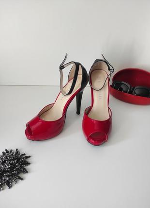 Красные босоножки 35р. итальянского бренда my jewels туфли1 фото