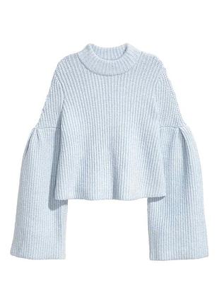 Светр укорочений від h&m шерсть, мохер 2