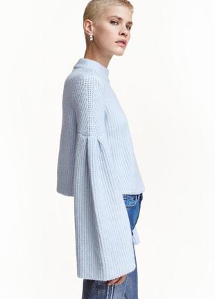 Свитер укороченный от h&m шерсть мохер