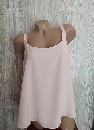 Новая пудровая блузка, топ в бельевом стиле wallis размер 14