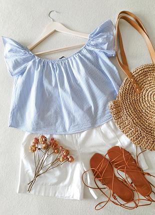 Топ блуза zara нежного цвета