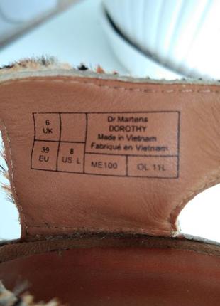 Босоніжки dr. martens dorothy леопардові 39 розмір 25,5 см 89 фото