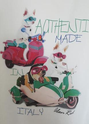 Стильная футболка alan red италия